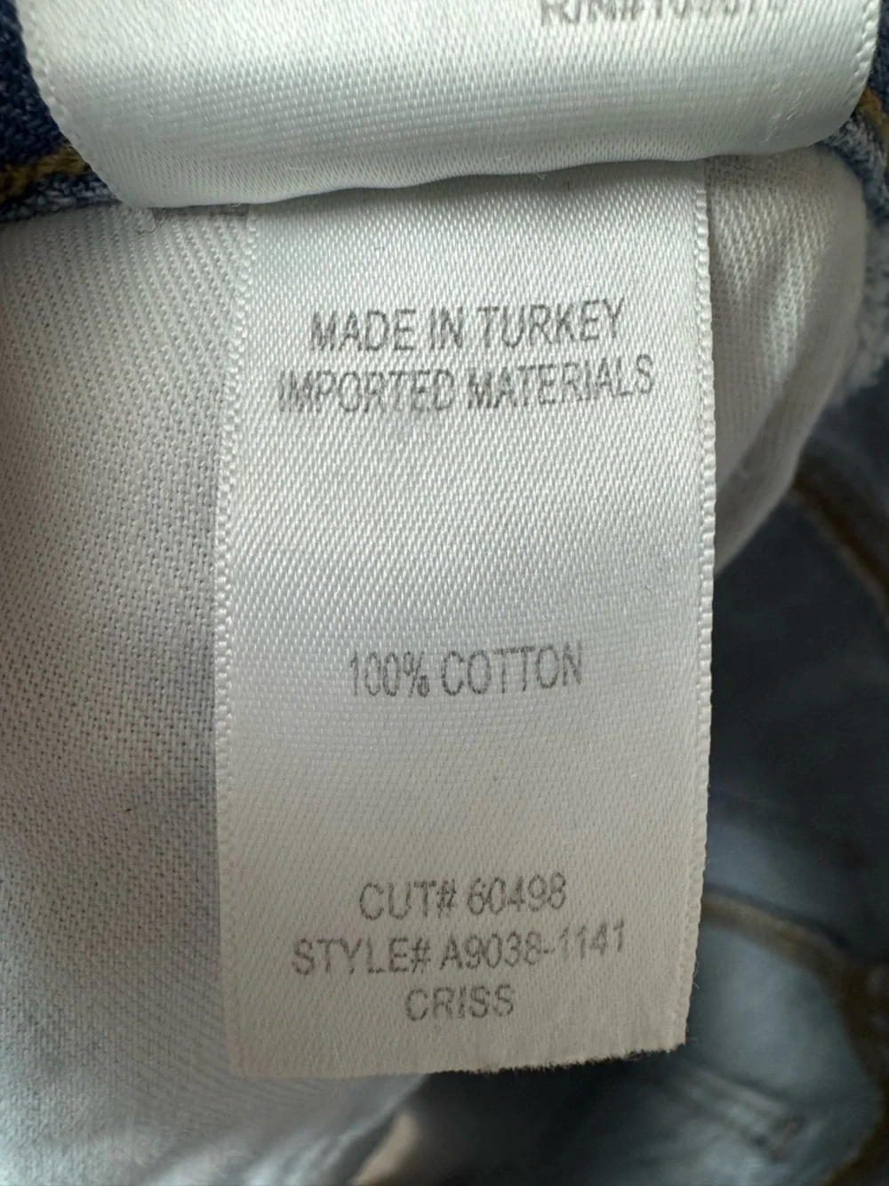 AGOLDE Criss Cross Waistband Denim Jean Cutoff Shorts Jorts Light Wash Blue 24 - Picture 9 of 16